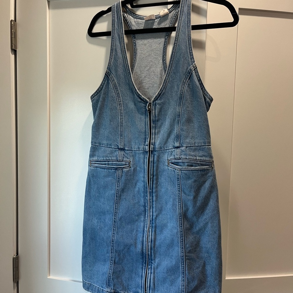 Levi denim Zip-Front Dress - Picture 3 of 10